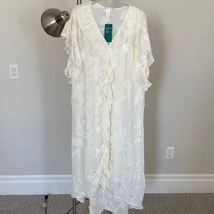 NWT H&M Cover up Cream Dress XS